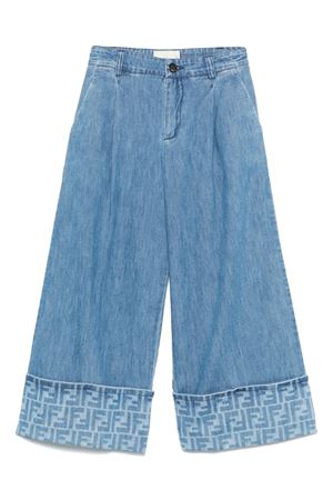 Wide,Leg Jeans FENDI KIDS | JFF352ATRFF0QG0